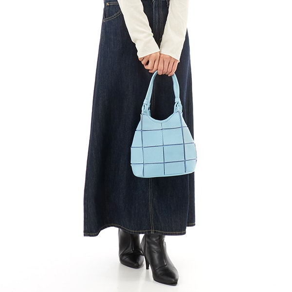 ピークスピーク（PEAKSPEAK）/【訳あり商品】ピークスピーク PEAKS PEAK / 牛革パッチワーク2wayトートS