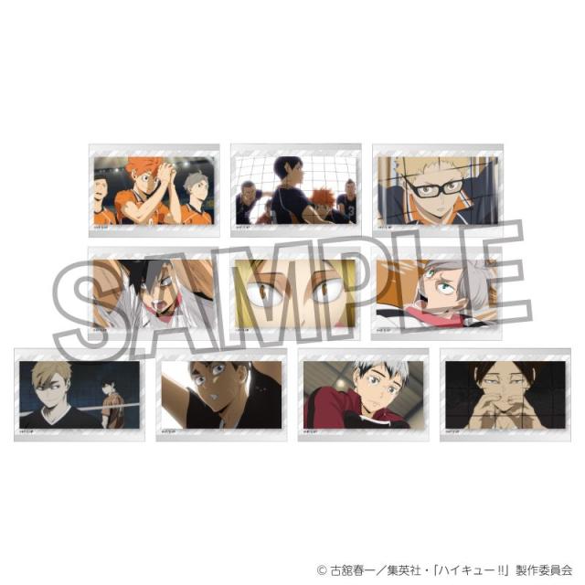 ハイキュー!! トレーディングフォトグレイステッカー 16パック