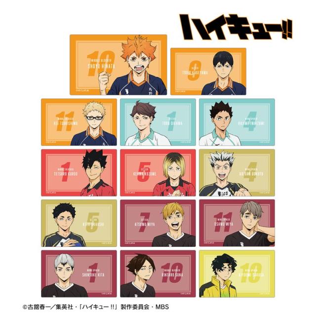 colleize（colleize）/ハイキュー!!_トレーディングカードステッカー ユニフォームver．(単位/BOX)