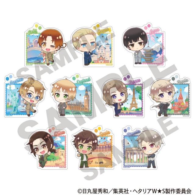 colleize（colleize）/【ランダム】ヘタリア World★Stars_トレーディングアクリルクリップ ちまにわ 【コンプリー