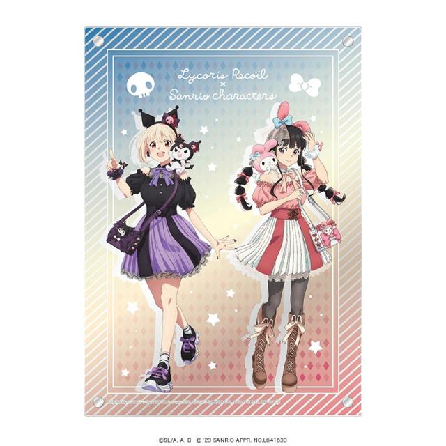 colleize（colleize）/リコリス・リコイル×サンリオキャラクターズ_メモリアル3層アクリルボード