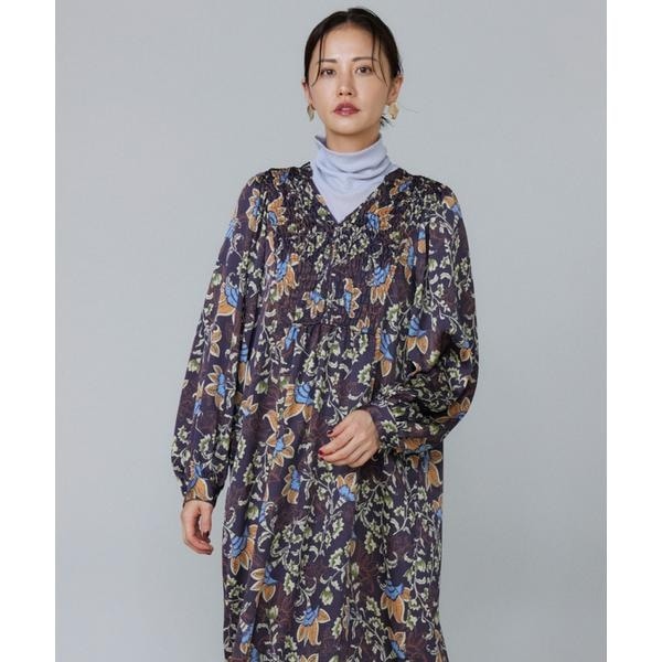 LE SOUKのワンピース サイドギャザーワンピース｜Le Souk（ルスーク