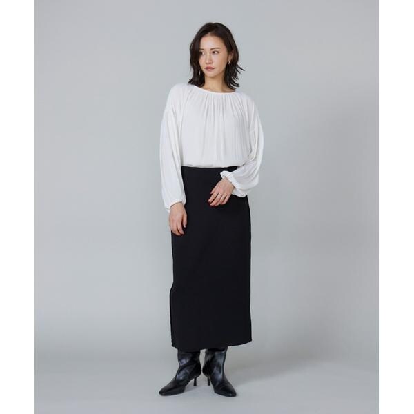 ルスーク（Le Souk）/《大きいサイズ》ギャザーブラウス