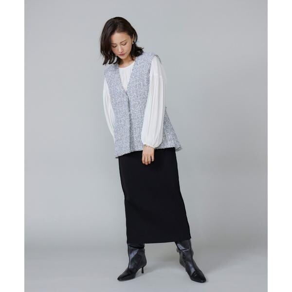 ルスーク（Le Souk）/《大きいサイズ》ギャザーブラウス