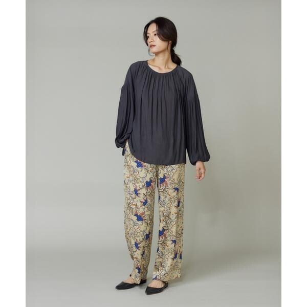 ルスーク（Le Souk）/《大きいサイズ》ギャザーブラウス