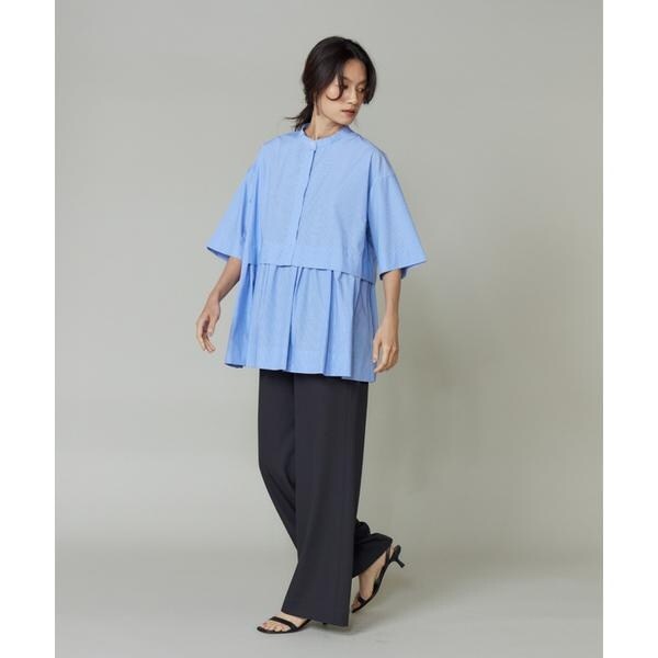 ルスーク（Le Souk）/《大きいサイズ》ティアードブラウス