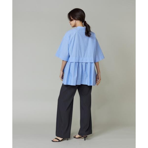 ルスーク（Le Souk）/《大きいサイズ》ティアードブラウス