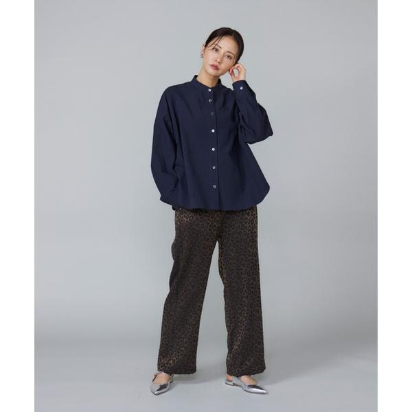 ルスーク（Le Souk）/《大きいサイズ》バンドカラーシャツ