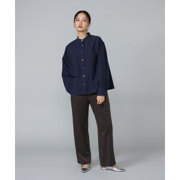 ルスーク（Le Souk）/《大きいサイズ》バンドカラーシャツ