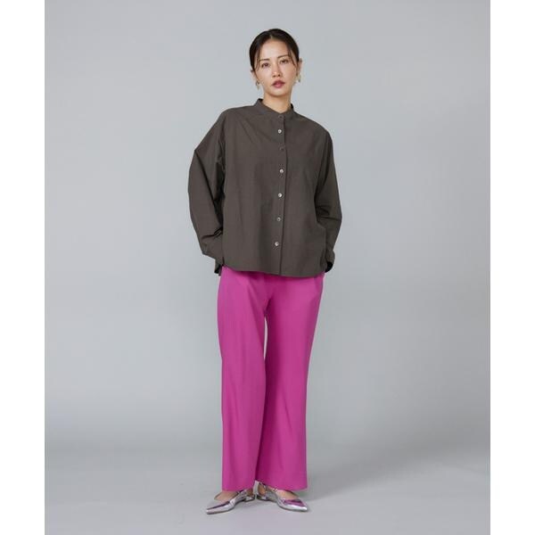 ルスーク（Le Souk）/《大きいサイズ》バンドカラーシャツ