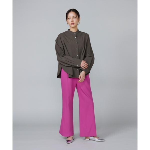 ルスーク（Le Souk）/《大きいサイズ》バンドカラーシャツ