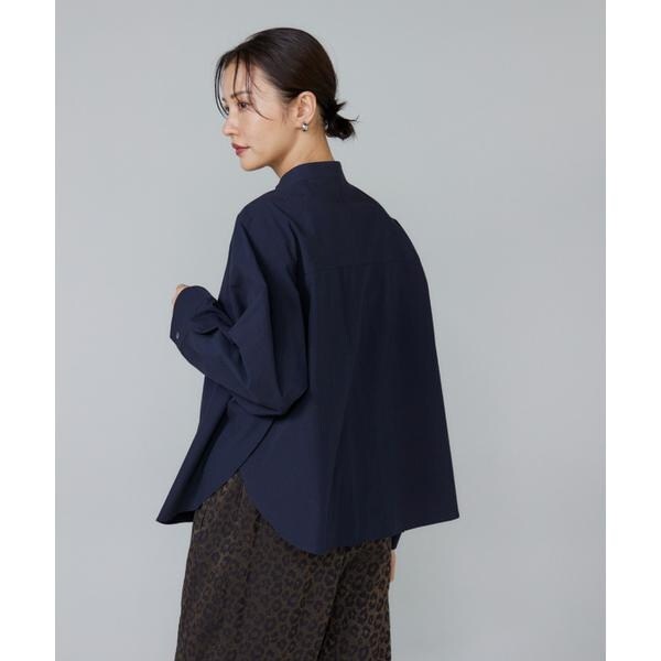 ルスーク（Le Souk）/《大きいサイズ》バンドカラーシャツ