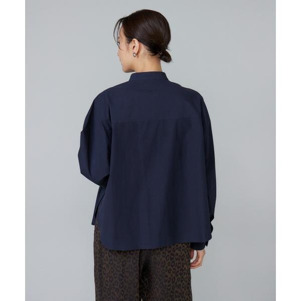 ルスーク（Le Souk）/《大きいサイズ》バンドカラーシャツ