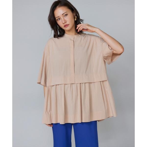 ルスーク（Le Souk）/《大きいサイズ》ティアードブラウス