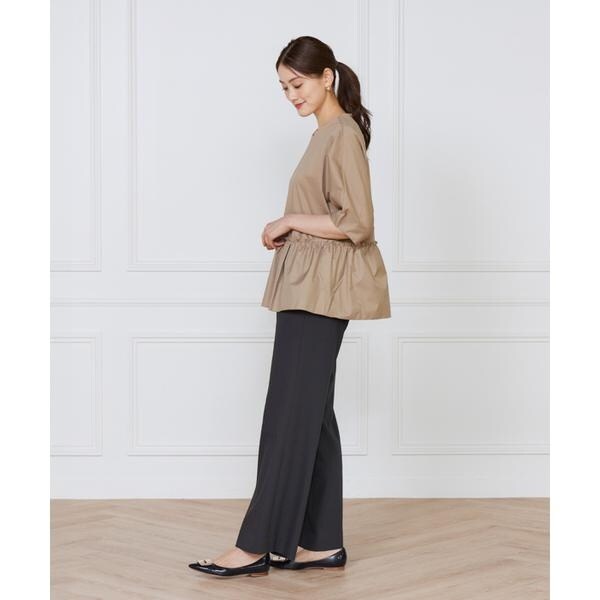 ルスーク（Le Souk）/《大きいサイズ》異素材フリルカットプルオーバー