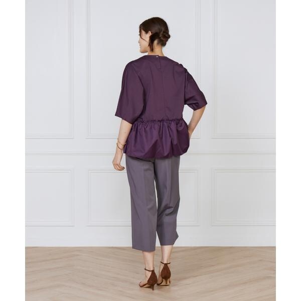 ルスーク（Le Souk）/《大きいサイズ》異素材フリルカットプルオーバー