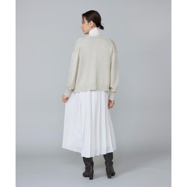 ルスーク（Le Souk）/《大きいサイズ》シャイニーカーディガン