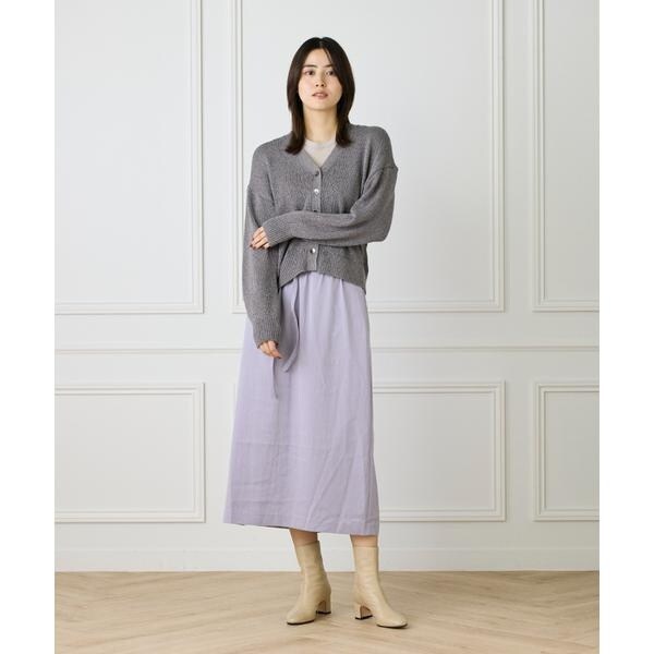 ルスーク（Le Souk）/《大きいサイズ》シャイニーカーディガン