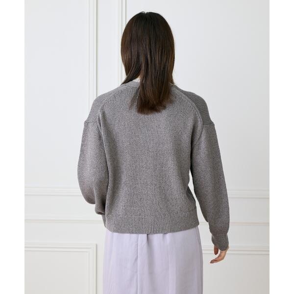 ルスーク（Le Souk）/《大きいサイズ》シャイニーカーディガン