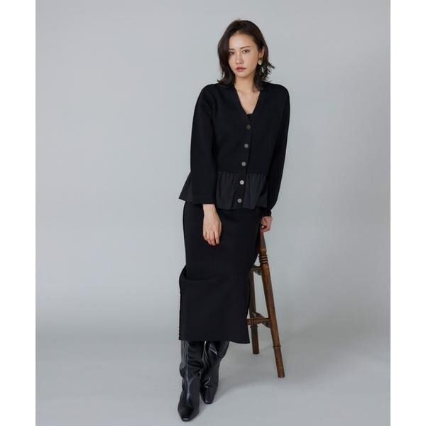 ルスーク（Le Souk）/《大きいサイズ》ミラノリブAラインスカート