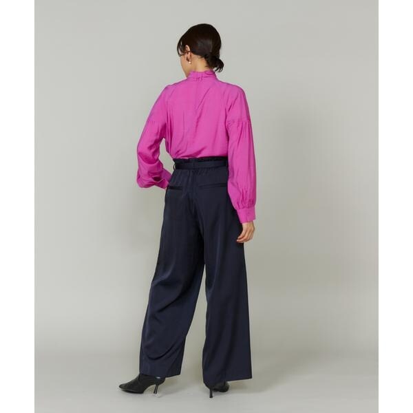 ルスーク（Le Souk）/《大きいサイズ》ボウタイ付きブラウス