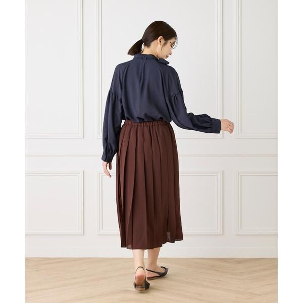 ルスーク（Le Souk）/《大きいサイズ》ボウタイ付きブラウス