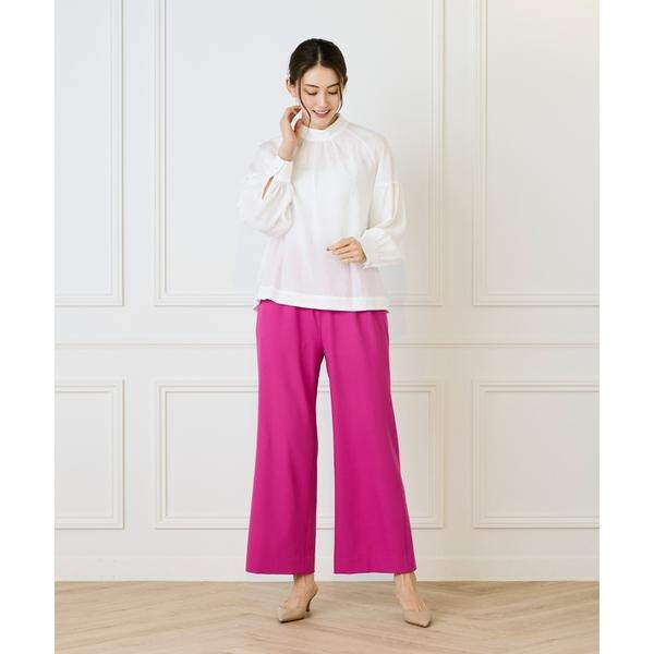 ルスーク（Le Souk）/《大きいサイズ》ボウタイ付きブラウス