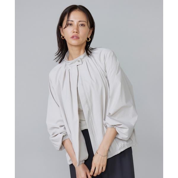 ルスーク（Le Souk）/《大きいサイズ》ギャザーショートブルゾン