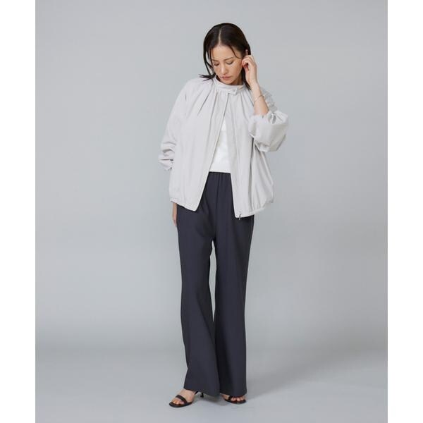 ルスーク（Le Souk）/《大きいサイズ》ギャザーショートブルゾン