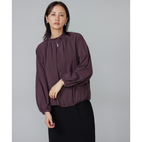 ルスーク（Le Souk）/《大きいサイズ》ギャザーショートブルゾン