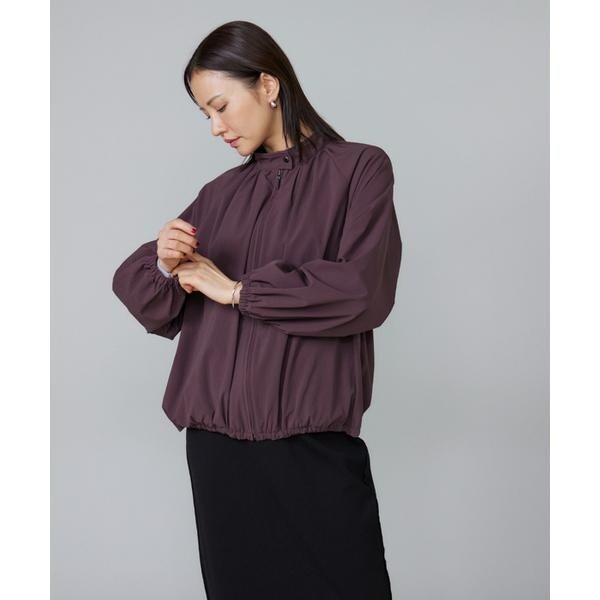 ルスーク（Le Souk）/《大きいサイズ》ギャザーショートブルゾン