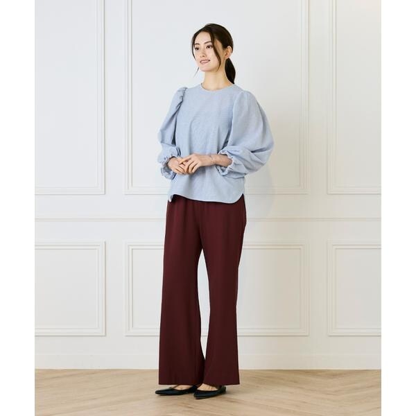 ルスーク（Le Souk）/《大きいサイズ》ギャザースリーブプルオーバー