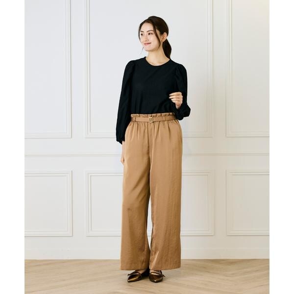 ルスーク（Le Souk）/《大きいサイズ》ギャザースリーブプルオーバー