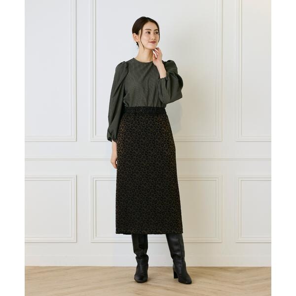 ルスーク（Le Souk）/《大きいサイズ》ギャザースリーブプルオーバー