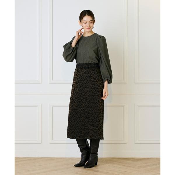 ルスーク（Le Souk）/《大きいサイズ》ギャザースリーブプルオーバー