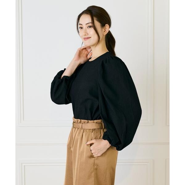 ルスーク（Le Souk）/《大きいサイズ》ギャザースリーブプルオーバー