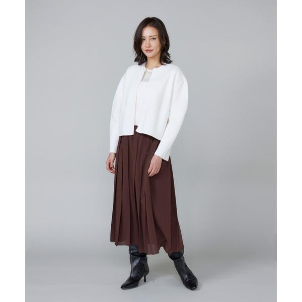 ルスーク（Le Souk）/《大きいサイズ》ミラノリブフォルムカーディガン