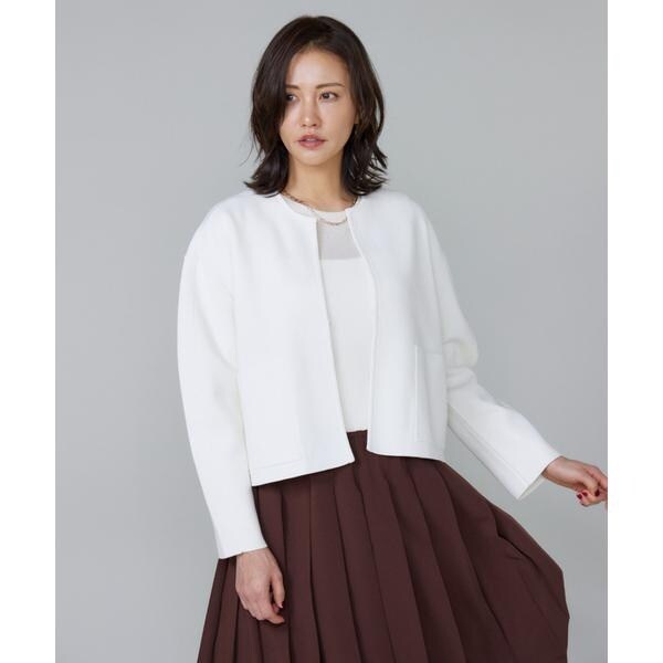 ルスーク（Le Souk）/《大きいサイズ》ミラノリブフォルムカーディガン