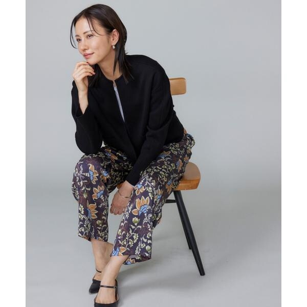 ルスーク（Le Souk）/《大きいサイズ》ミラノリブフォルムカーディガン