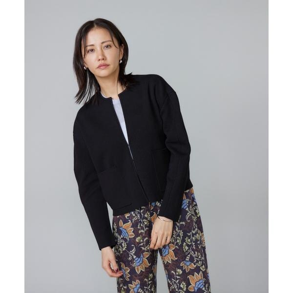 ルスーク（Le Souk）/《大きいサイズ》ミラノリブフォルムカーディガン