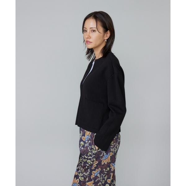 ルスーク（Le Souk）/《大きいサイズ》ミラノリブフォルムカーディガン