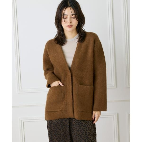 ルスーク（Le Souk）/ラクーン接結編みニットジャケット