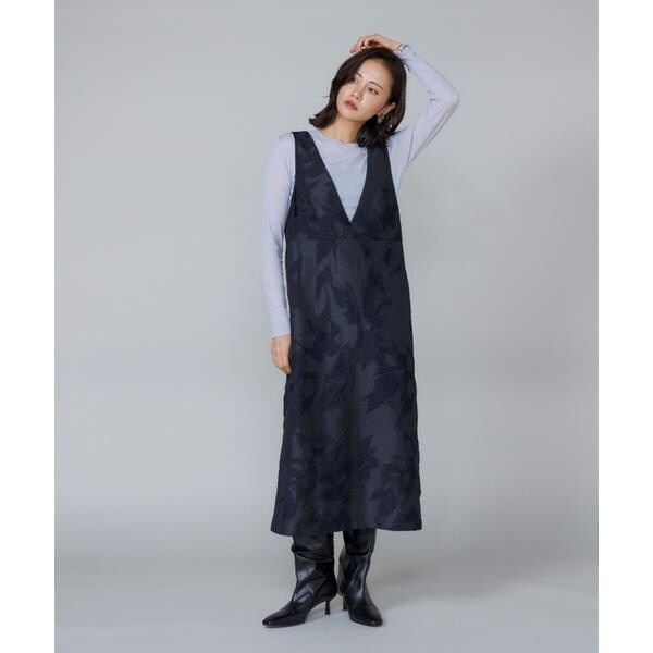 ルスーク（Le Souk）/《大きいサイズ》ジャカードジャンパードレス