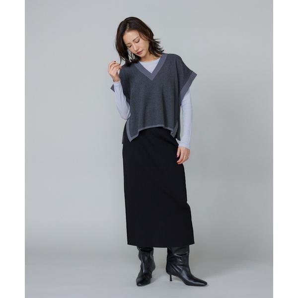 ルスーク（Le Souk）/《大きいサイズ》ニットベスト