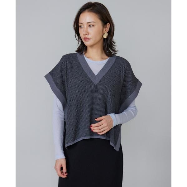 ルスーク（Le Souk）/《大きいサイズ》ニットベスト