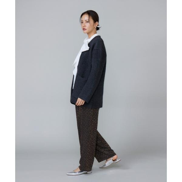 ルスーク（Le Souk）/《大きいサイズ》ラクーン接結編みニットジャケット