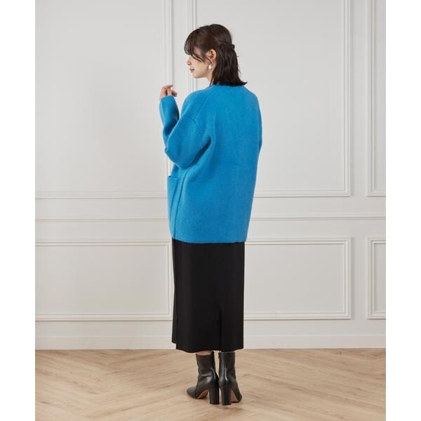 ルスーク（Le Souk）/《大きいサイズ》ラクーン接結編みニットジャケット