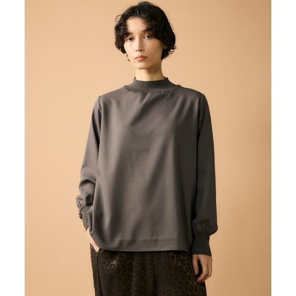 ルスーク（Le Souk）/《大きいサイズ》リブボトルネックプルオーバー