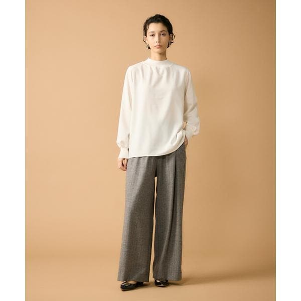 ルスーク（Le Souk）/《大きいサイズ》リブボトルネックプルオーバー