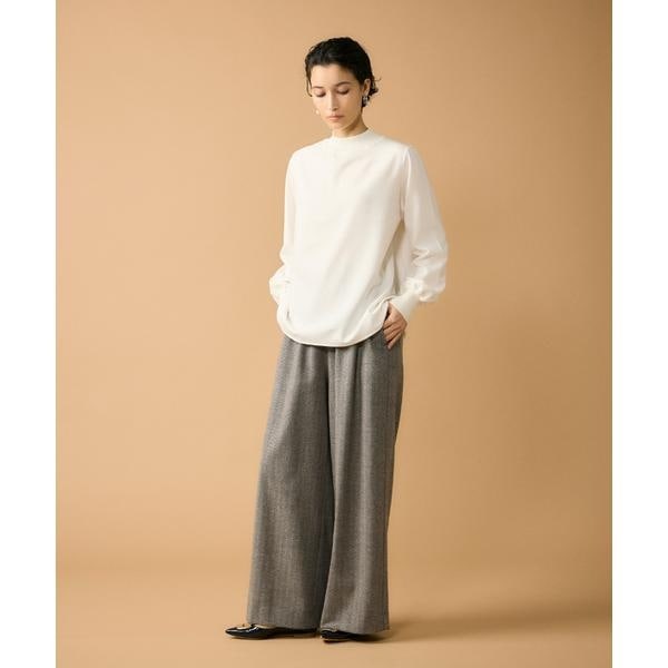 ルスーク（Le Souk）/《大きいサイズ》リブボトルネックプルオーバー